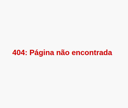 Página de erro 404